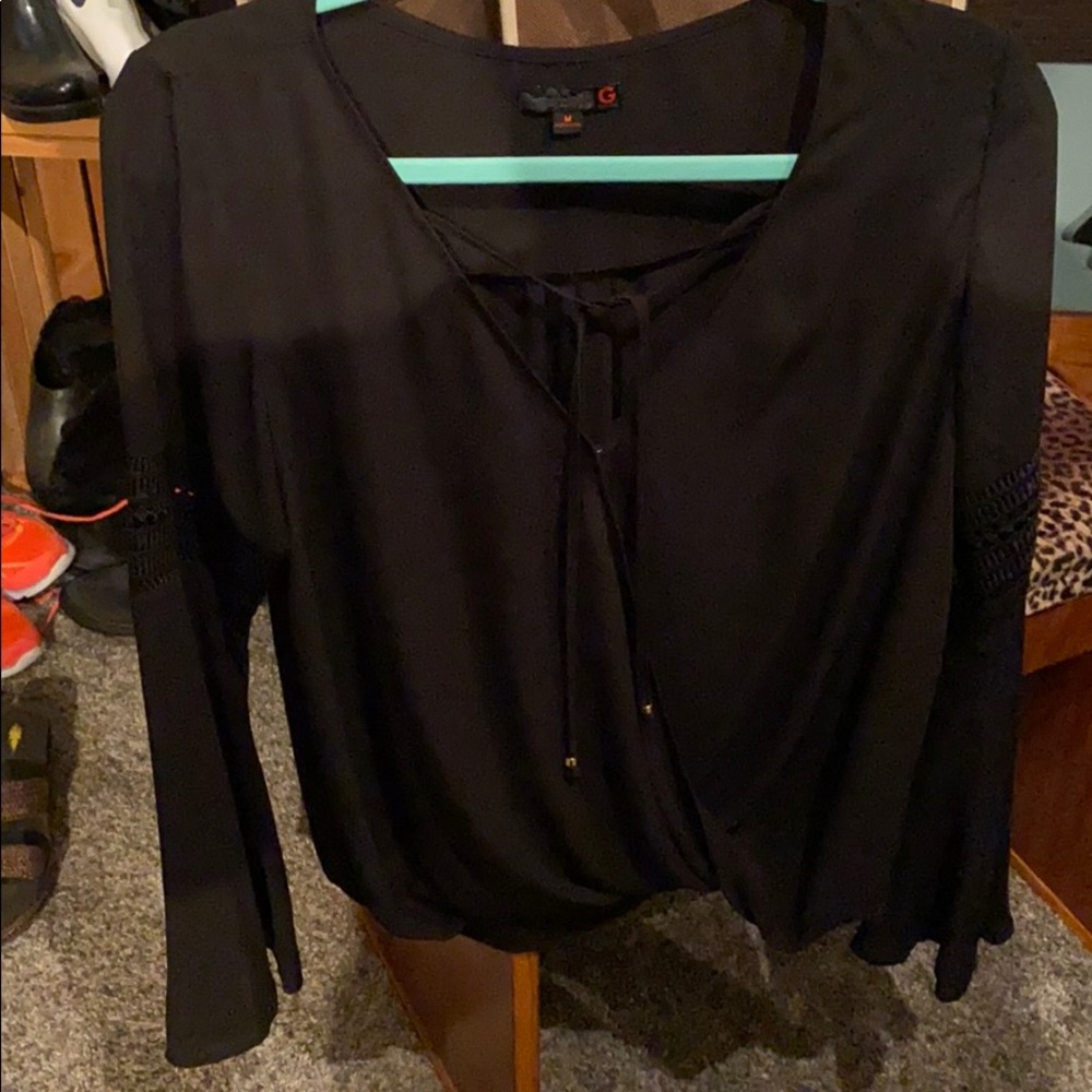 Sheer Guess blouse